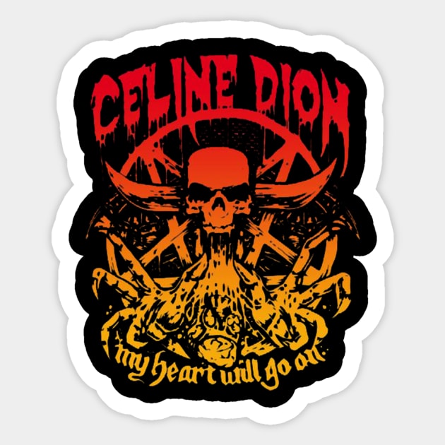 Celine dion Lucifer Sticker by asem manis art